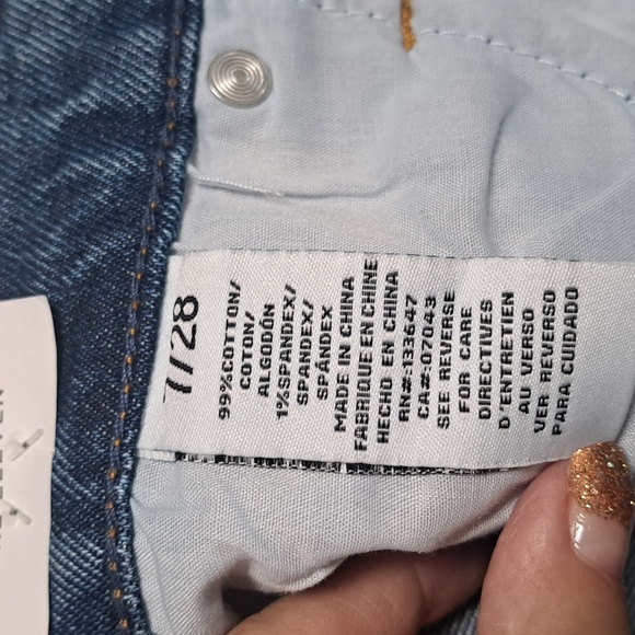 Celebrity Pink Distressed Straight Leg Jeans - Light Blue Size 7/28 - Picture 4 of 13